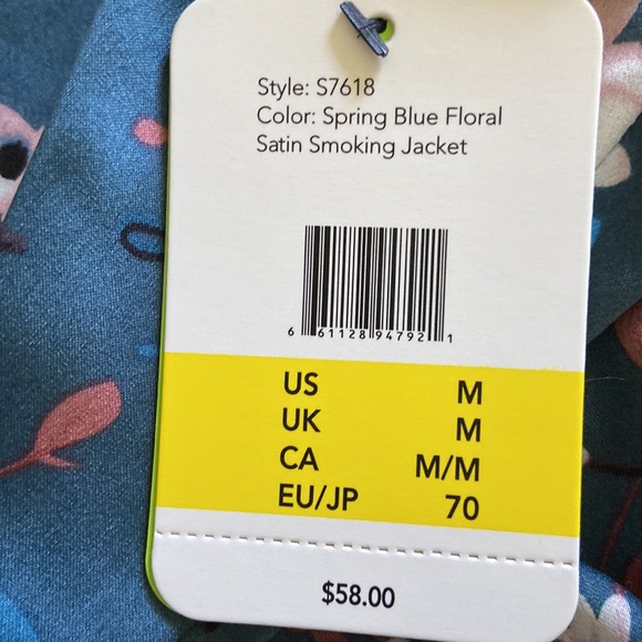 Sam Edelman Spring Blue Floral Robe - Picture 8 of 9